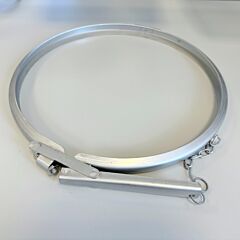 Clamping ring for manhole for brand new container, Aisi 304