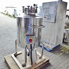 265 Liter heiz-/kühlbarer Druckbehälter aus V4A mit Magnetrührwerk