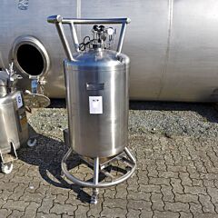 253 Liter fahrbarer Druckbehälter aus V4A