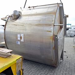 15000 Liter isolierter Rührwerksbehälter aus V2A mit Propellerrührwerk