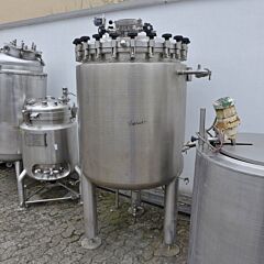 500 liter heat-/coolable tank, Aisi 316 with magnetic agitator