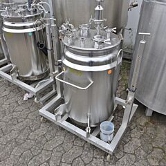 120 liter heat-/coolable pressure tank, Aisi 316