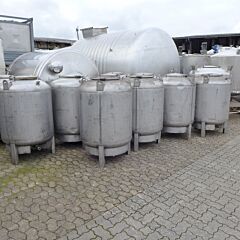 550 liter container, Aisi 304