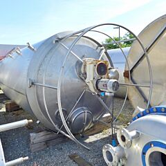 15000 Liter heiz-/kühlbarer Rührwerksbehälter aus V4A mit Ankerrührwerk
