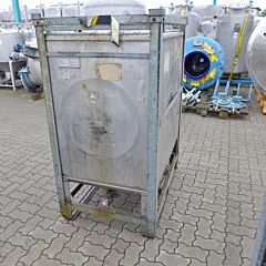 1000 liter container, Aisi 304