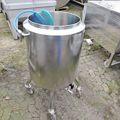 100 liter heat-/coolable tank, Aisi 316