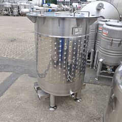 Unused 530 liter heat-/coolable tank, Aisi 316