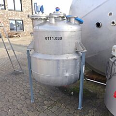 880 liter heat-/coolable pressure tank, Aisi 316