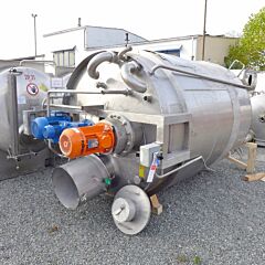 5000 Liter isolierter Rührwerksbehälter aus V4A mit 3 Rührwerken