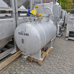 1300 liter pressure tank, Aisi 316