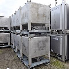 1000 liter IBC container, Aisi 304