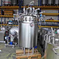 689 liter heat-/coolable pressure tank, Aisi 316 with magnetic agitator