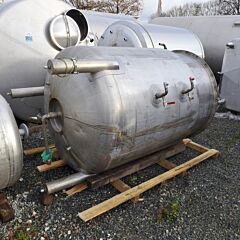 2000 liter heat-/coolable tank, Aisi 316
