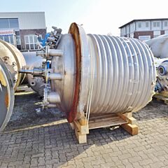 3586 liter heat-/coolable reactor with anchor stirrer, AISI316
