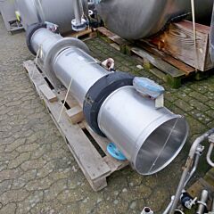 Bertrams 10m² tube-bundle heat exchanger, stainless steel