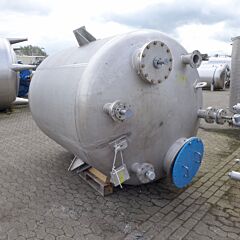 8380 liter pressure tank, Aisi 316