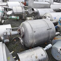 1700 Liter heiz-/kühlbarer Rührwerksbehälter aus V2A mit Schrägblattrührer