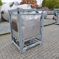 1000 liter container, Aisi 304