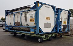 26980 liter heat-/coolable pressurized transport tank, AISI316