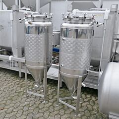 240 Liter heiz-/kühlbarer Druckbehälter aus V2A