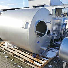 4000 Liter isolierter Rührwerksbehälter aus V2A mit Ankerrührwerk