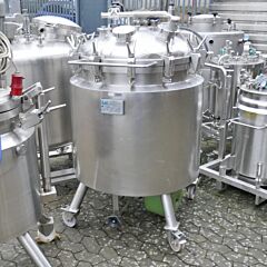 435 Liter heiz-/kühlbarer Druckbehälter aus V4A