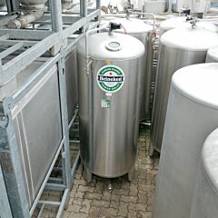 1000 Liter ovaler Behälter aus V4A