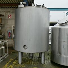 4000 Liter isolierter Rührwerksbehälter aus V2A mit Ankerrührer
