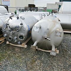 2400 Liter Druckbehälter aus V4A mit Propellerrührwerk