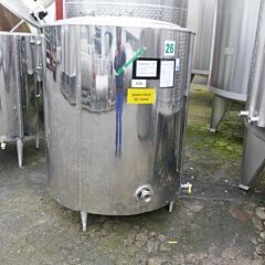 1000 liter insulated tank, Aisi 304