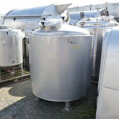 950 Liter heiz-/kühlbarer Behälter aus V2A