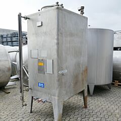 2840 liter rectangular tank, Aisi 316