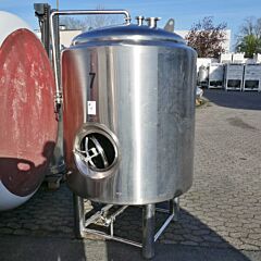 1200 liter heat-/ coolable tank, Aisi 304