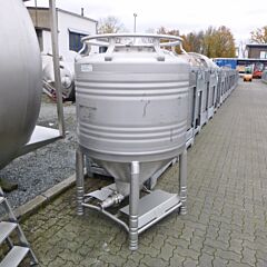 1000 liter pressure container, Aisi 304