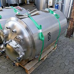 800 Liter insulated pressure tank, Aisi 316