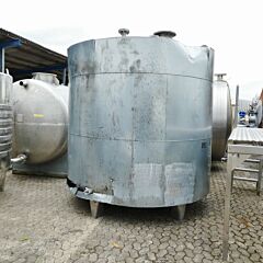 10000 Liter heiz-/kühlbarer Behälter aus V2A