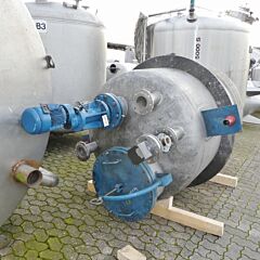 2750 Liter heiz-/kühlbarer Druckbehälter aus V4A