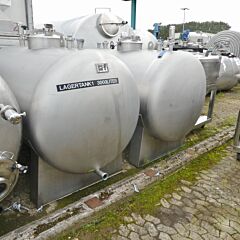 3150 liter pressure tank made of special stainless steel (Hastelloy)