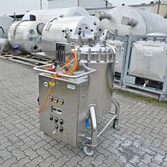 312 liter heat-/coolable pressure vessel, Aisi 316 with magnetic agitator
