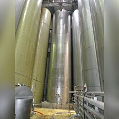 100000 liter coolable storage tank, Aisi 304