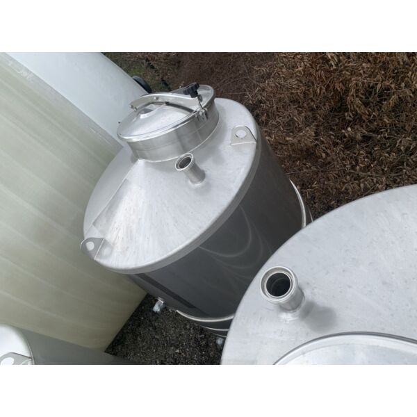 Ungebrauchter 1000 Liter temperierbarer Lagertank aus V4A
