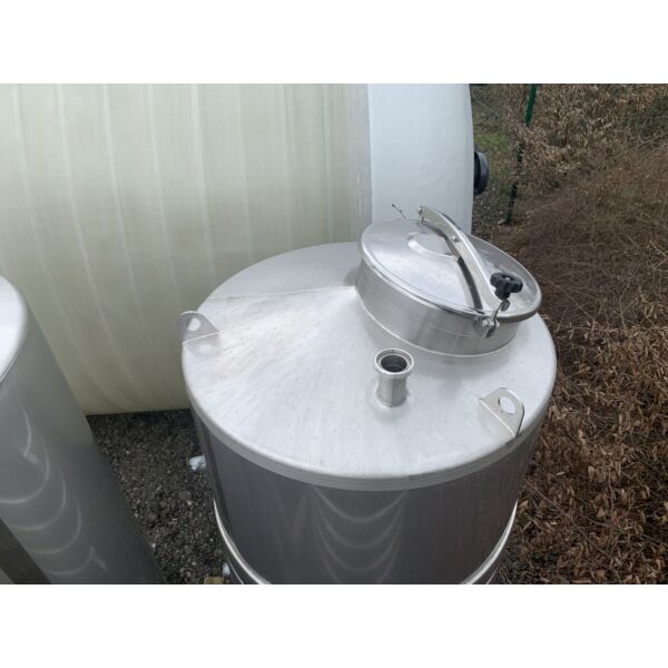 Ungebrauchter 1000 Liter temperierbarer Lagertank aus V4A