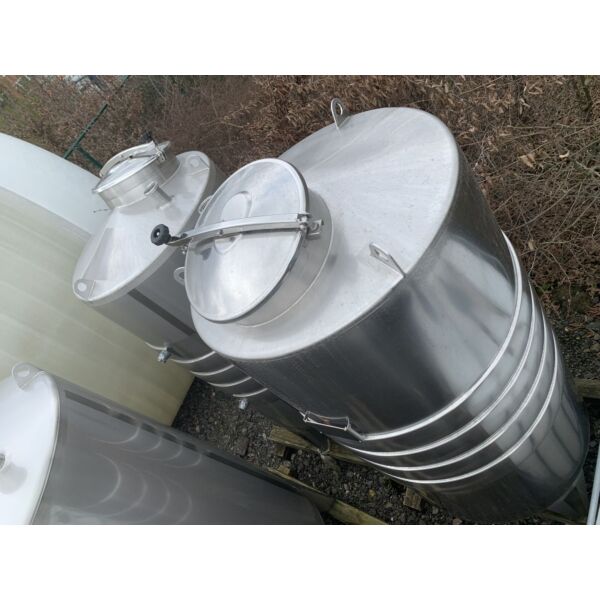 Ungebrauchter 1000 Liter temperierbarer Lagertank aus V4A