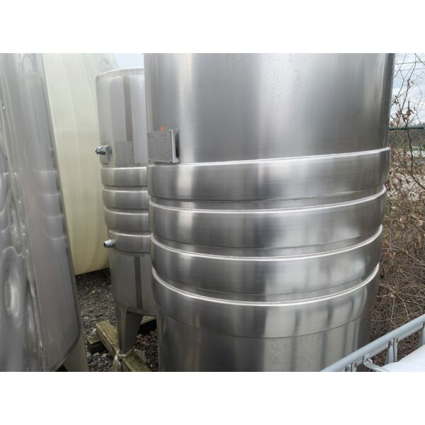 Ungebrauchter 1000 Liter temperierbarer Lagertank aus V4A