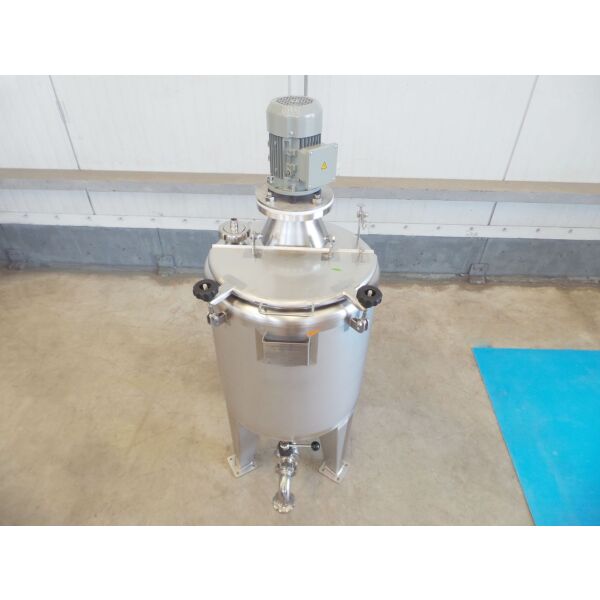 Serbatoio da 150 litri nuovo di fabbrica in acciaio inox 316 (agitatore disponibile con sovrapprezzo)