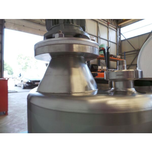 Serbatoio da 150 litri nuovo di fabbrica in acciaio inox 316 (agitatore disponibile con sovrapprezzo)