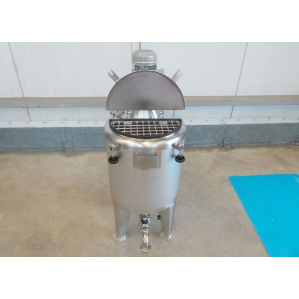 Serbatoio da 150 litri nuovo di fabbrica in acciaio inox 316 (agitatore disponibile con sovrapprezzo)