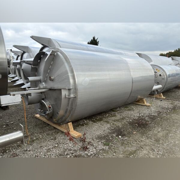 8500 Liter isolierter Lagertank aus V2A