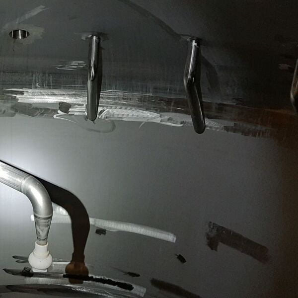 Serbatoio di stoccaggio da 41300 litri in acciaio inox 316