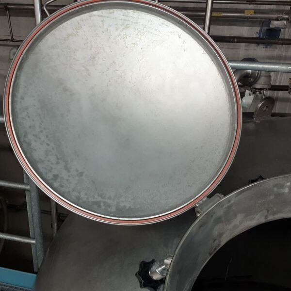 Serbatoio di stoccaggio da 41300 litri in acciaio inox 316